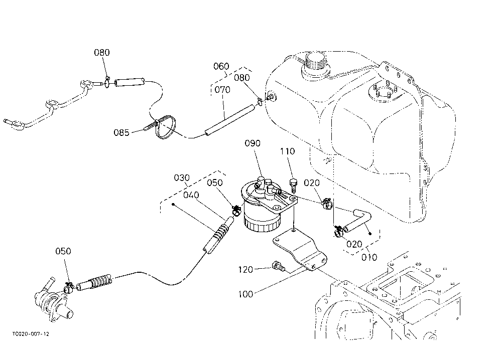Fuel Pipe And Fuel Filter
