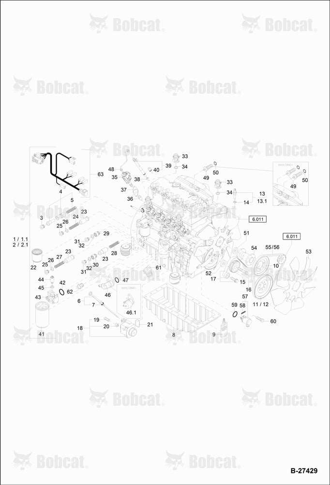 Engine Parts - Part 1 (Engine S/N XXXX/2613 & Above)