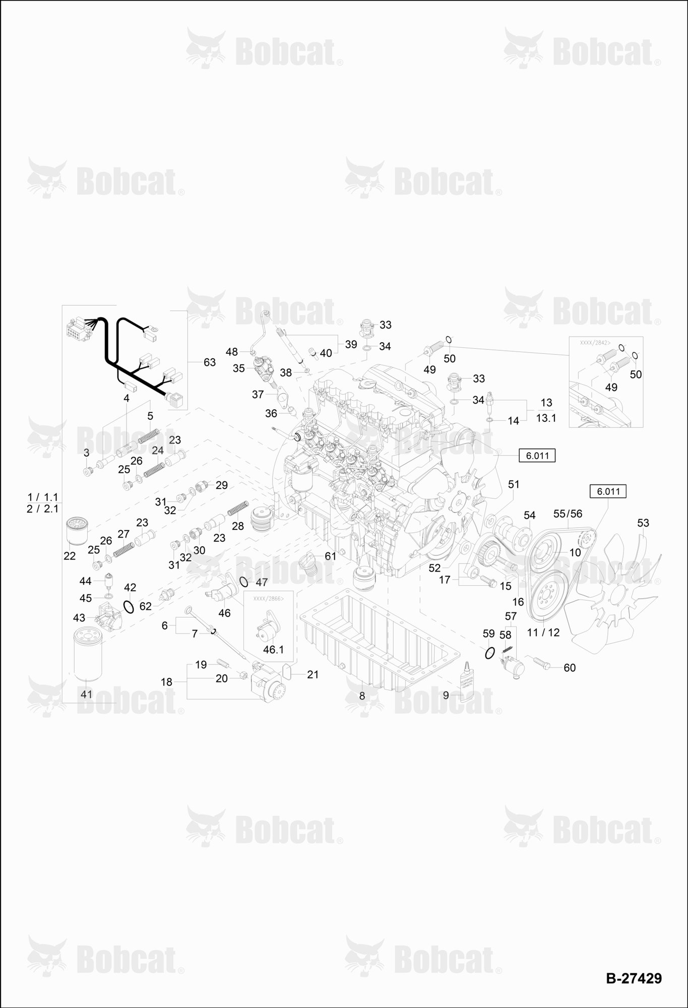 Engine Parts - Part 1 (Engine S/N XXXX/2613 & Above)