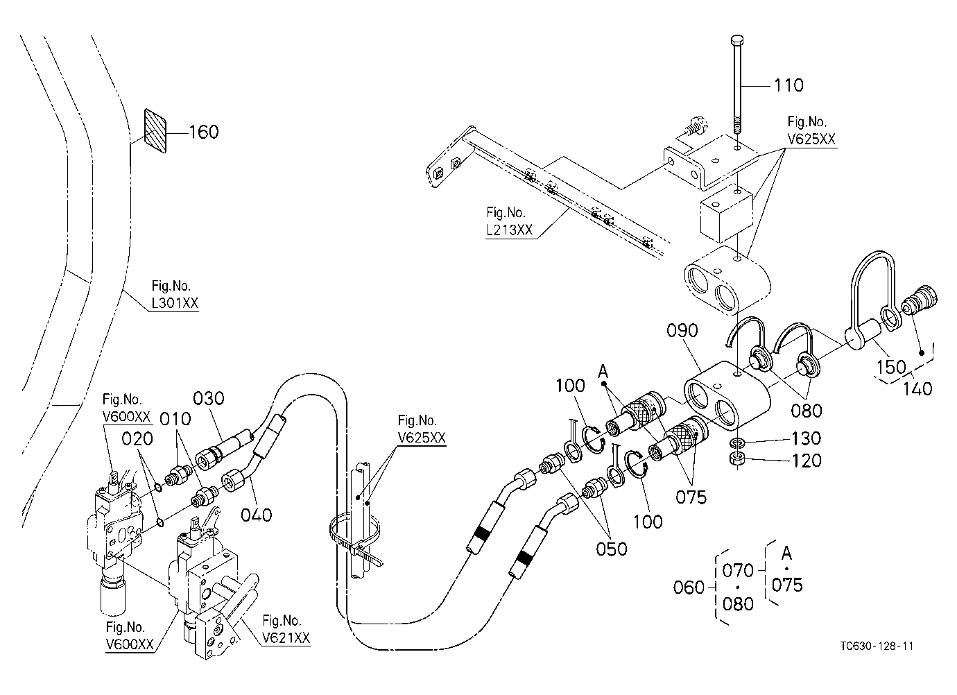 Auxiliary Control Valve Coupler (2Nd) (W/G No.L856