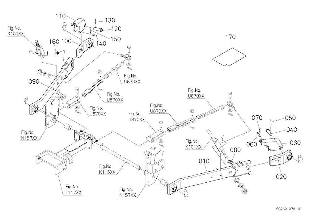 3-P Link Kit 2 (Lower Link) [Option]