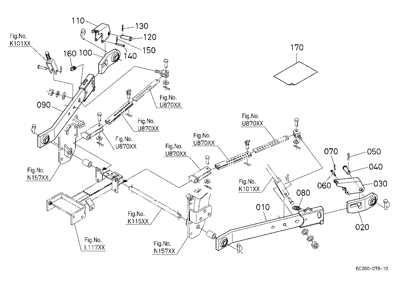 3-P Link Kit 2 (Lower Link) [Option]