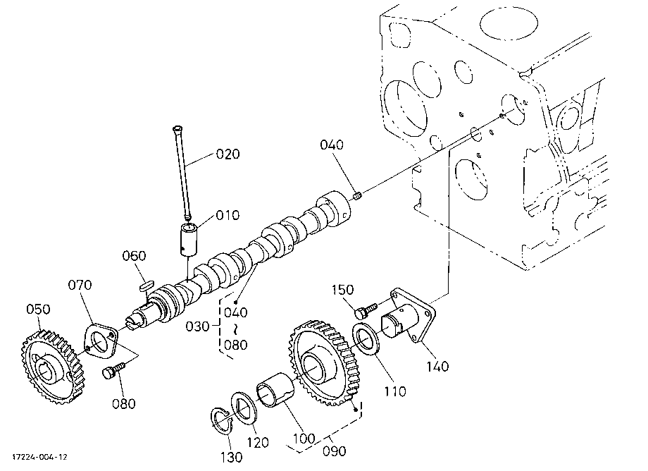 Camshaft And Idle Gear Shaft
