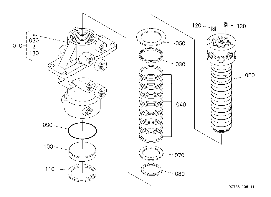 Rotary Joint (Component Parts)