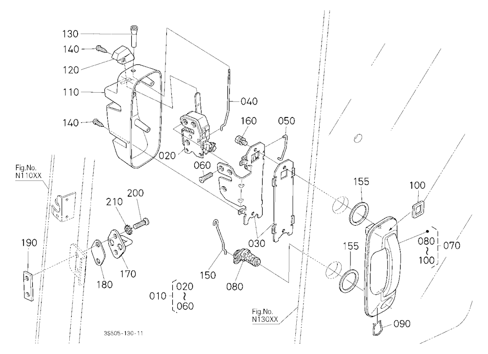 Door Lock Lh