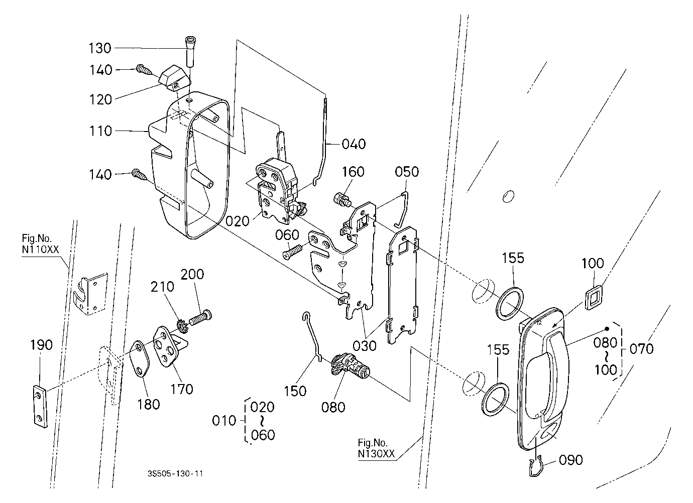Door Lock Lh