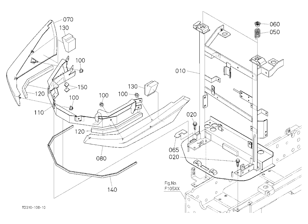 Hood (Bonnet) Front Support [Old]