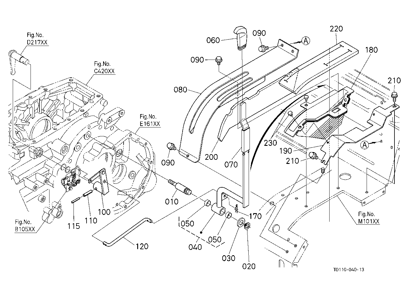 Range Gear Shift Lever