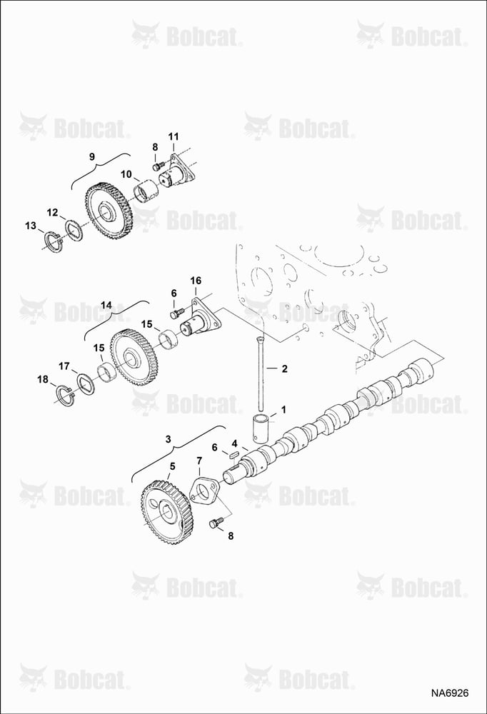 Camshaft (Kubota - V1903 2EB - Tier II Replacement)