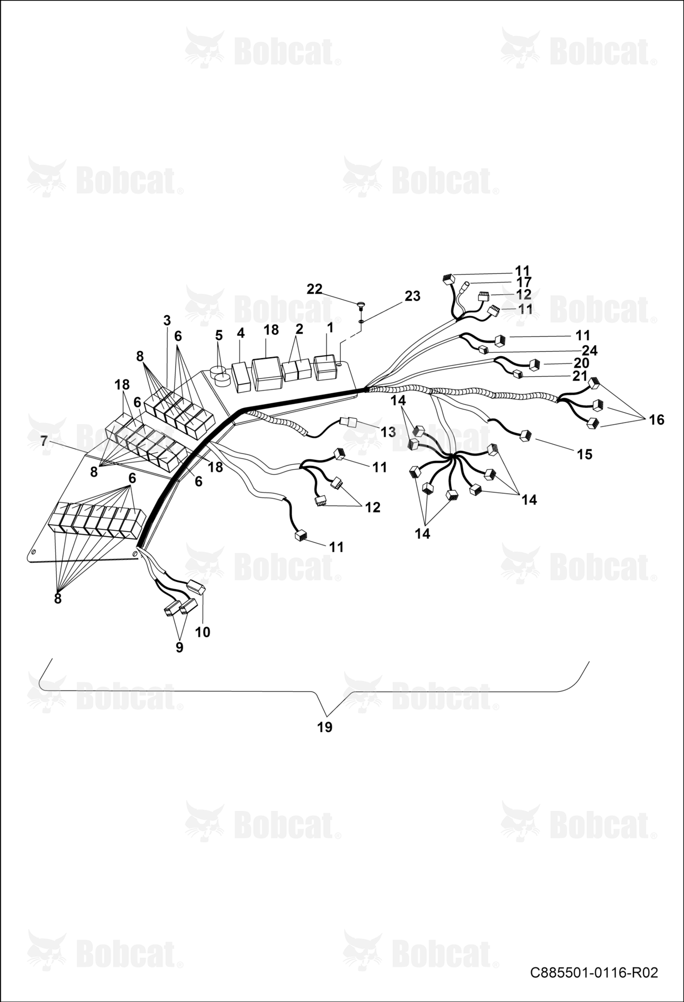 Relay Fitting Group  B45211001 - B45211079