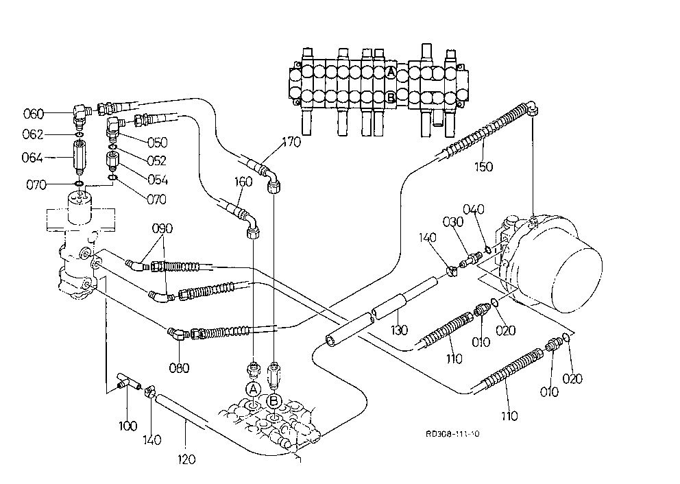 Oil Piping (Travel Lh)