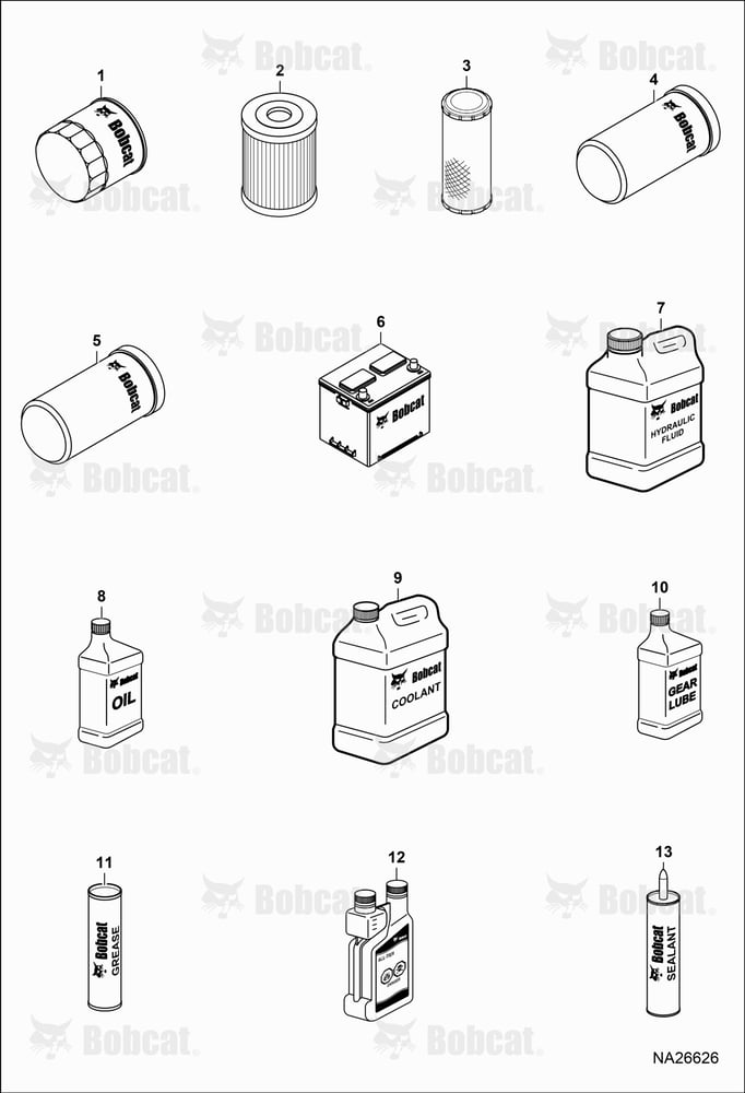 Maintenance Items (Service Parts)