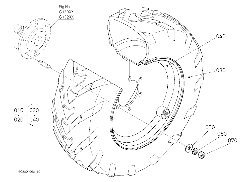 Front Wheel (23*8.50-12)