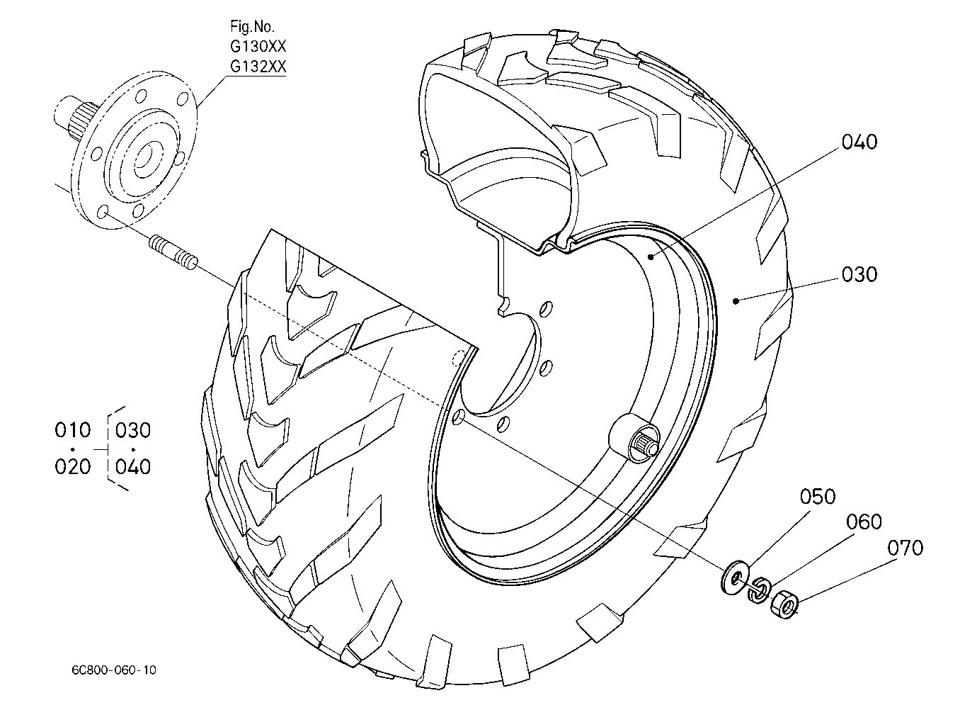 Front Wheel (23*8.50-12)