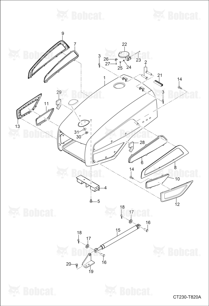 Hood (Engine)  A59B11001 & Above