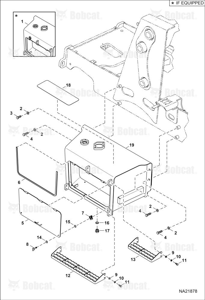 Hydraulic Tank (W/Hose Guard Plate)