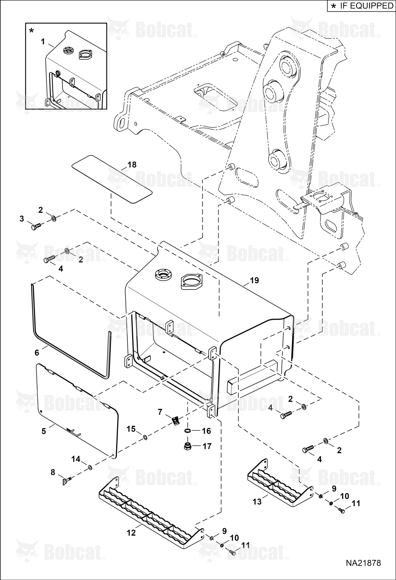 Hydraulic Tank (W/Hose Guard Plate)
