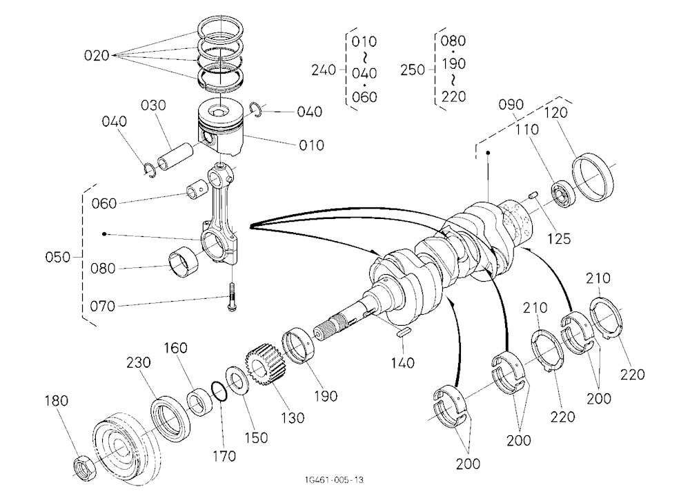 Piston And Crankshaft