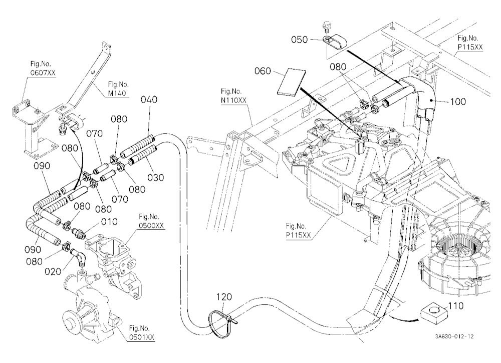 Heater Hose [Cab Type] [New Type]