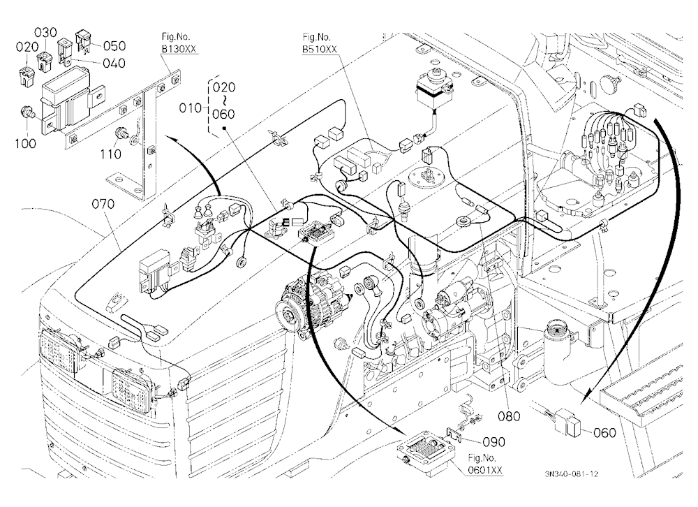 Electrical Wiring (Engine) [Except Dual Speed Type