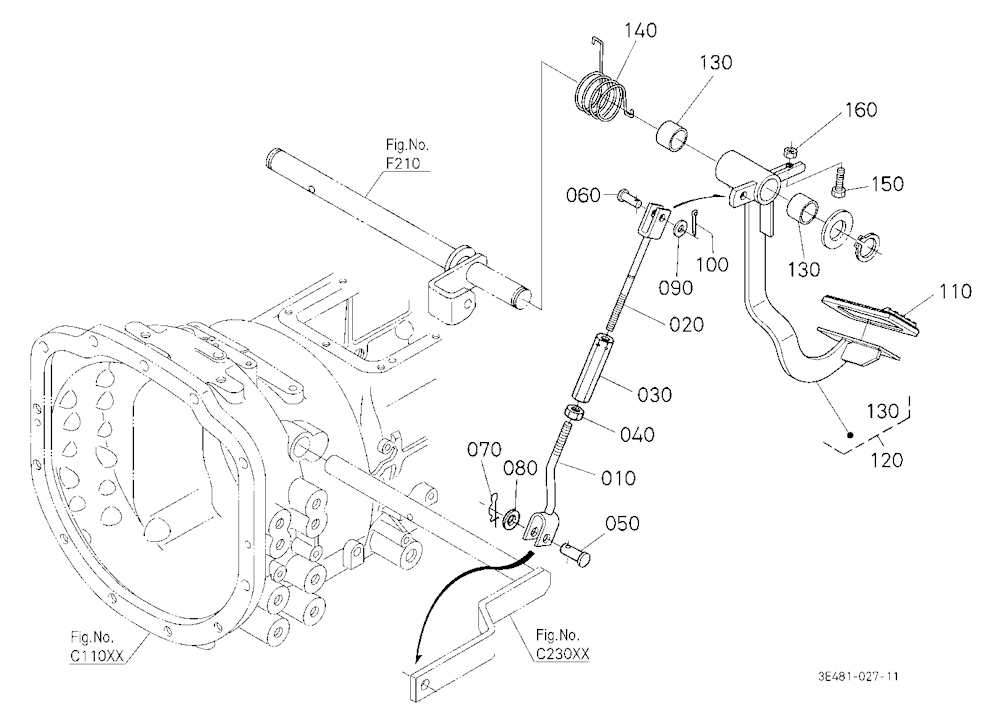 Clutch Pedal [Cab Type]