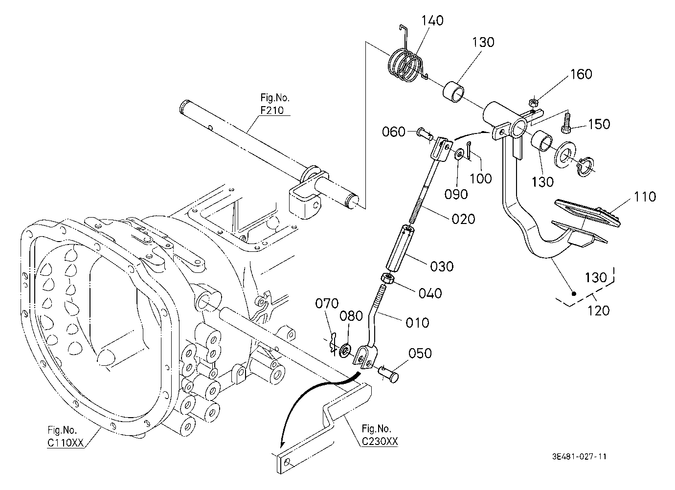 Clutch Pedal [Cab Type]