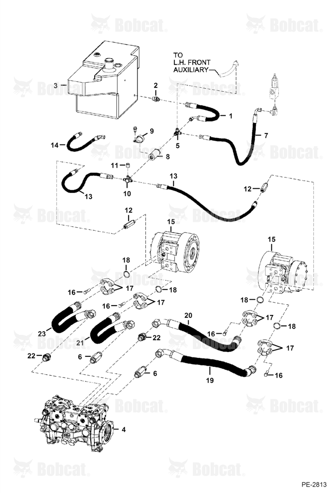 Hydrostatic Circuitry (W/Motors) (SJC)
