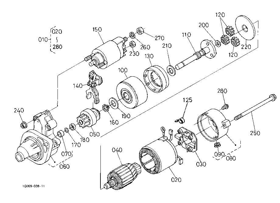 Starter [Component Parts](Not For Reman Unit)