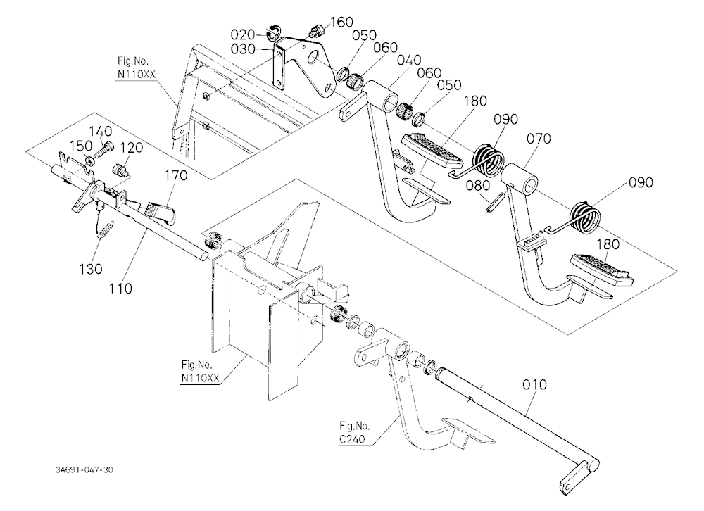 Rear Differential Lock Pedal