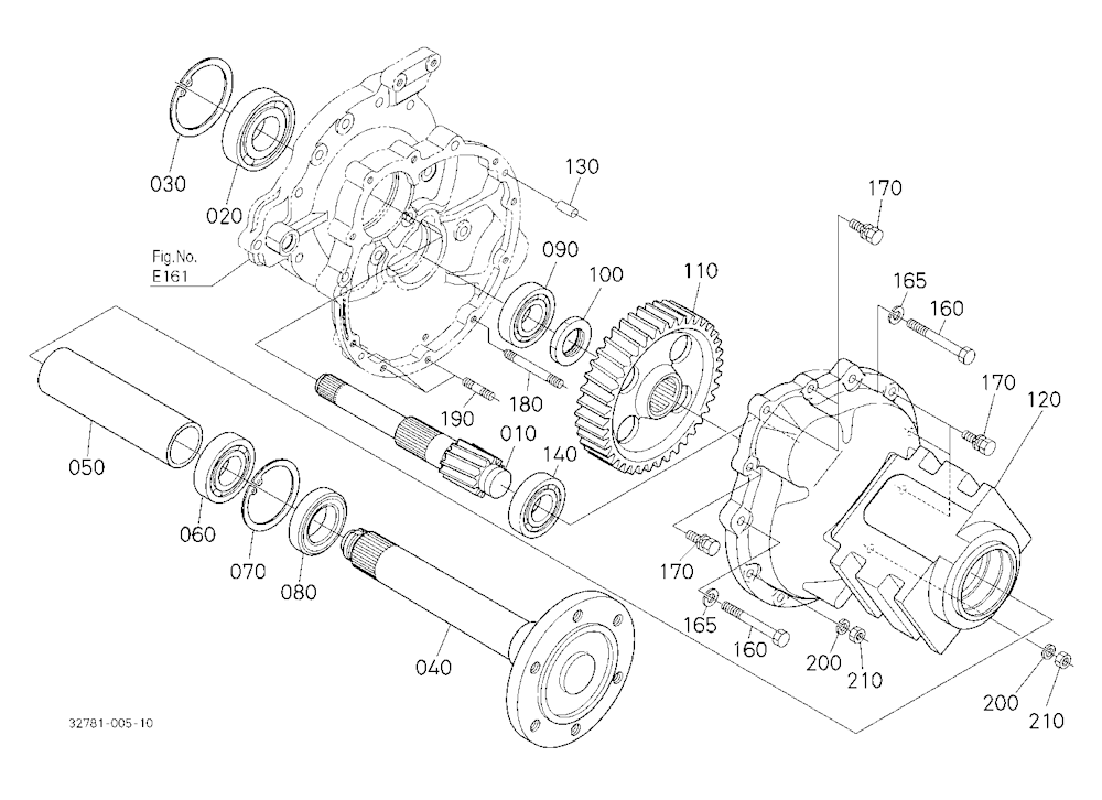 Rear Axle Lh