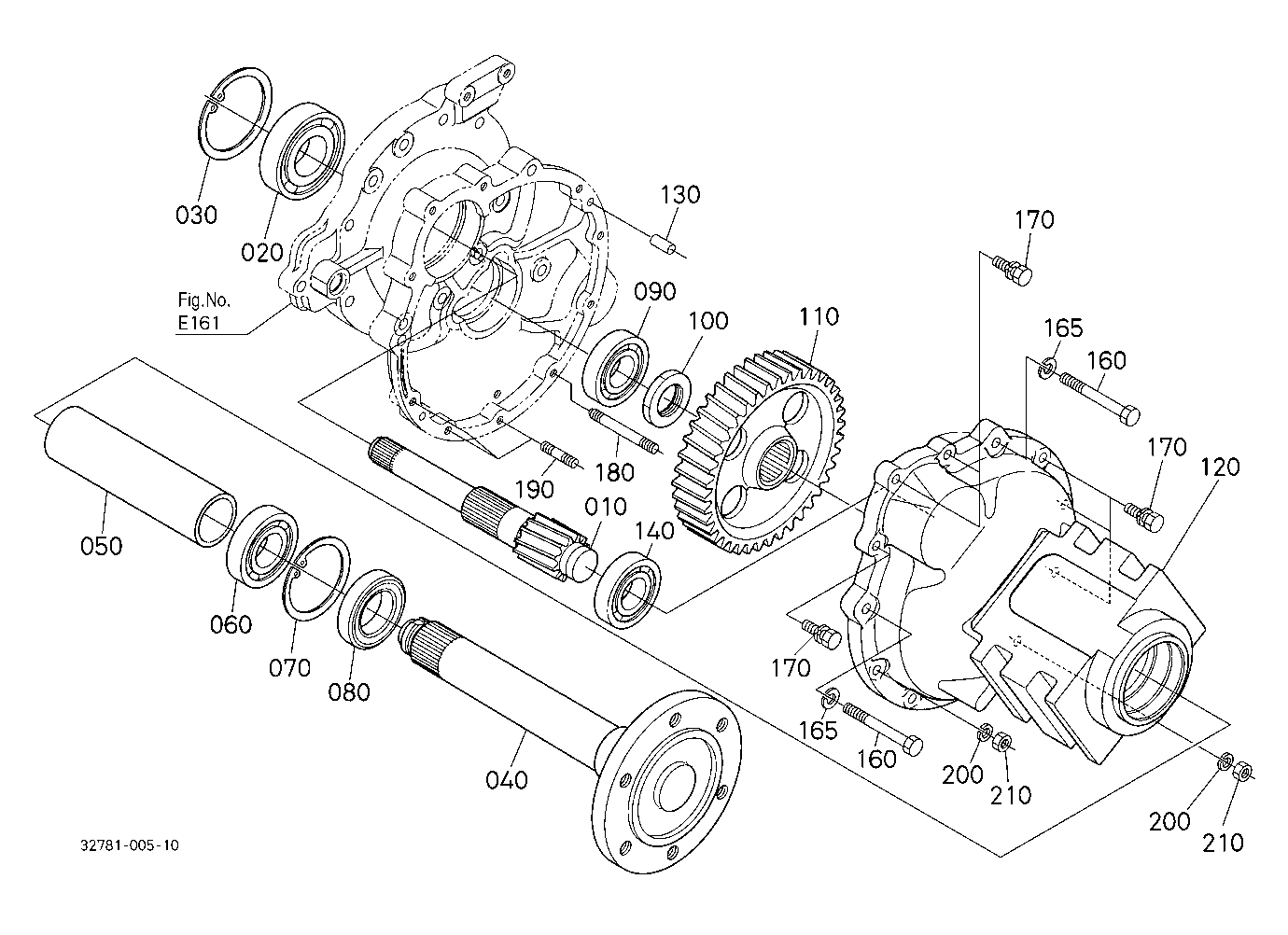 Rear Axle Lh
