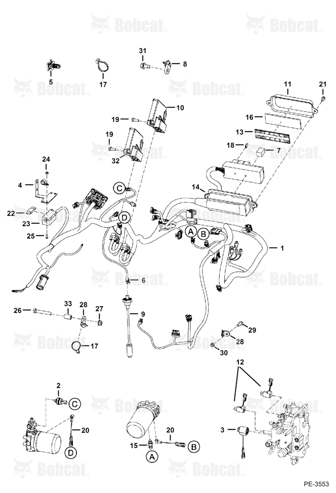 Engine Electrical Circuitry A3L720001 & Above