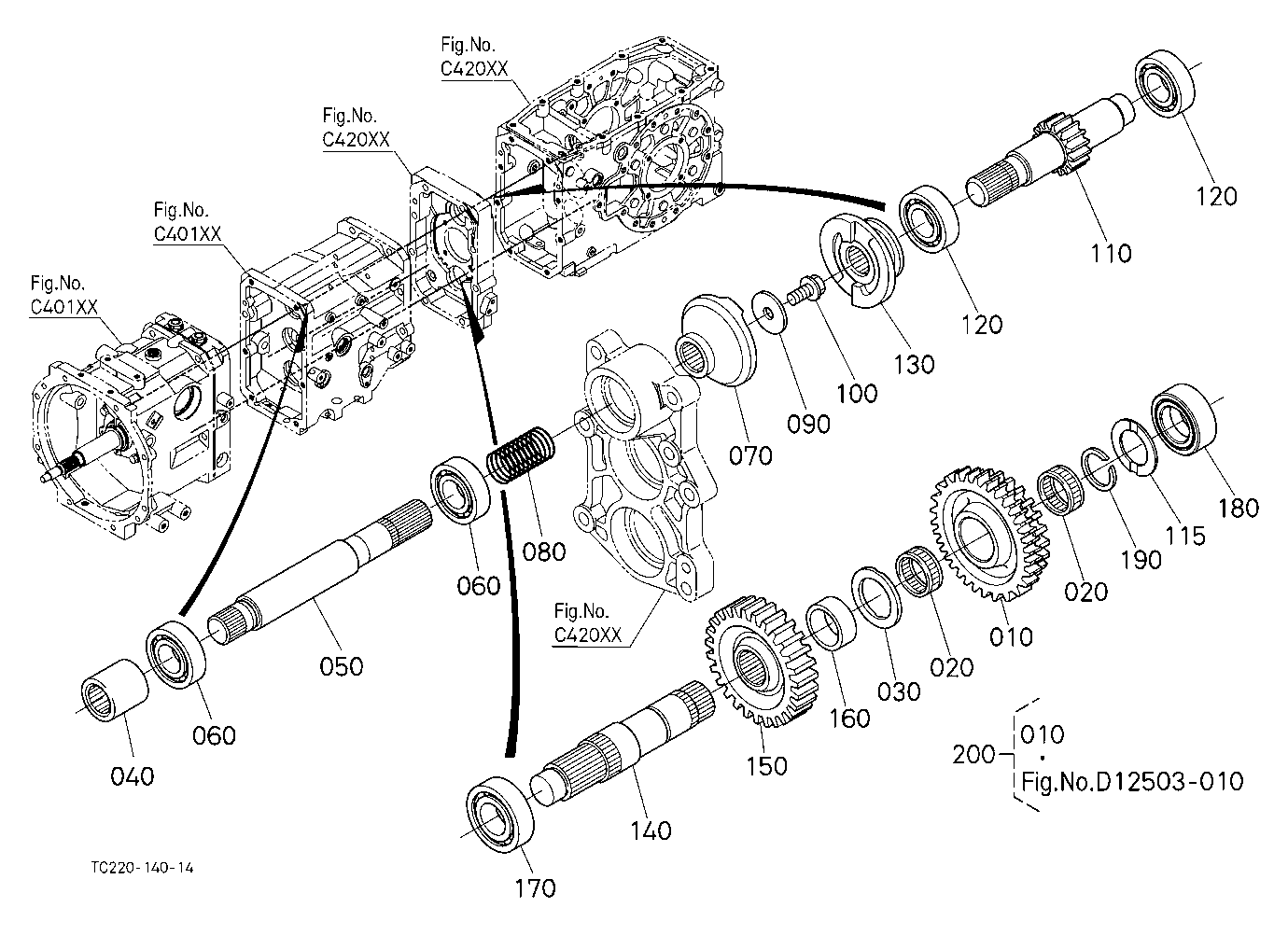 Pto Countershaft [Hst Type] [New Type]