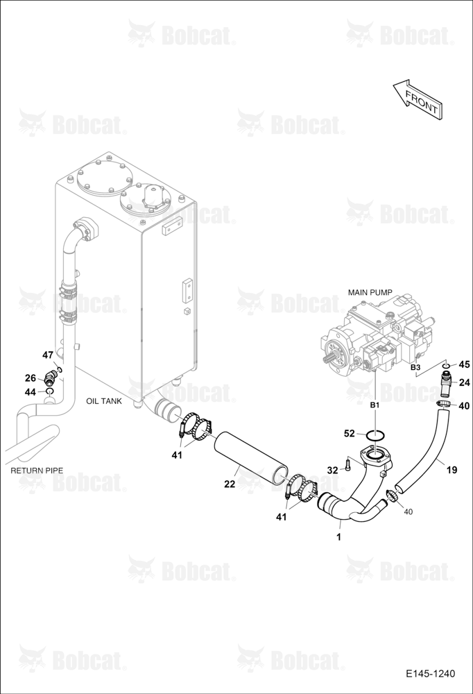 Oil Cooler Piping (PUMP)