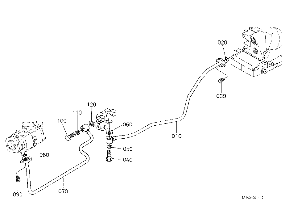 Hydraulic Oil Line(Delivery) [Hst Type]