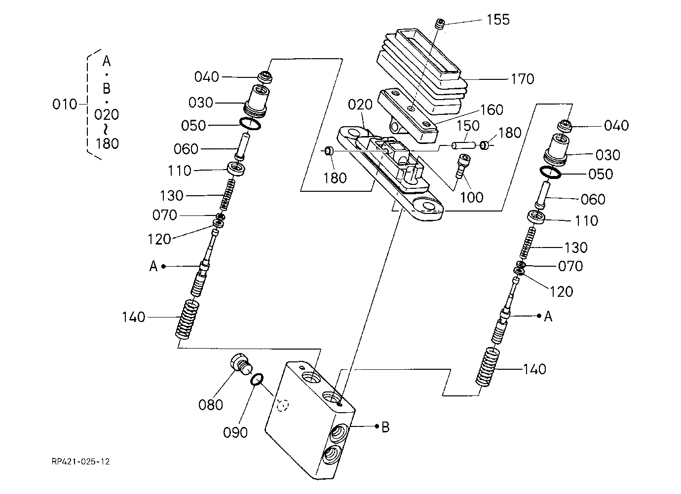 Pilot Valve (Swing) [Component Parts]