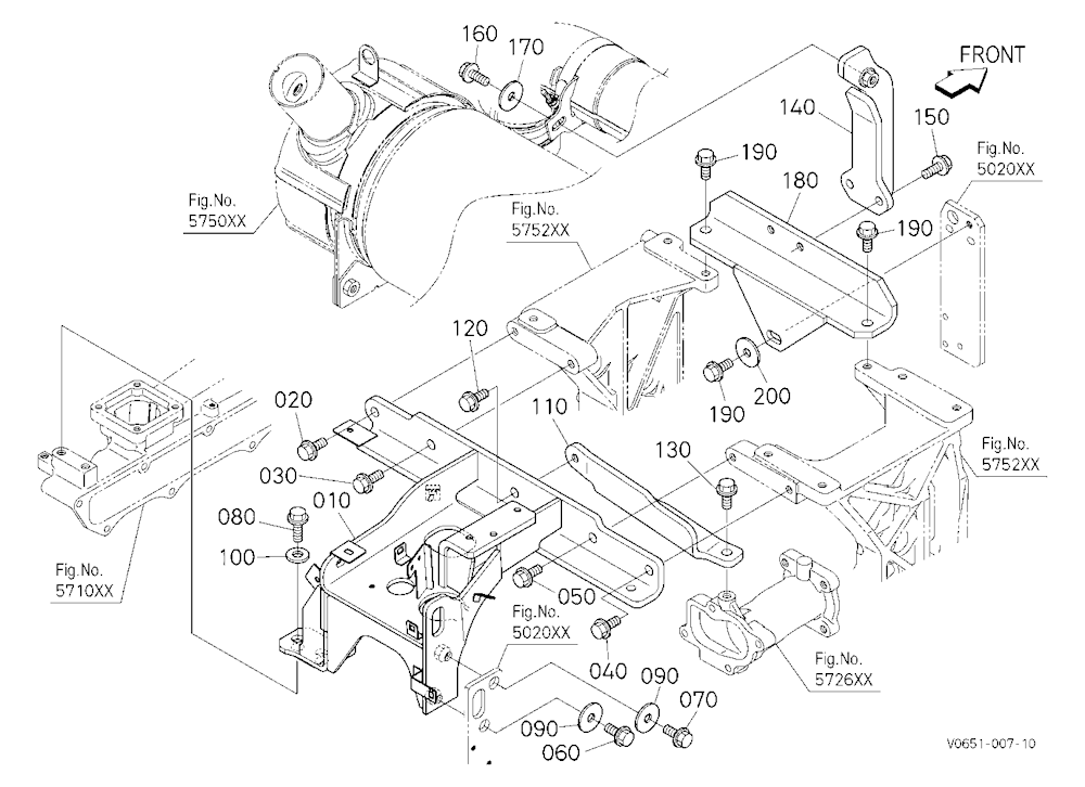 Selective Catalytic Reduction Muffler Stay