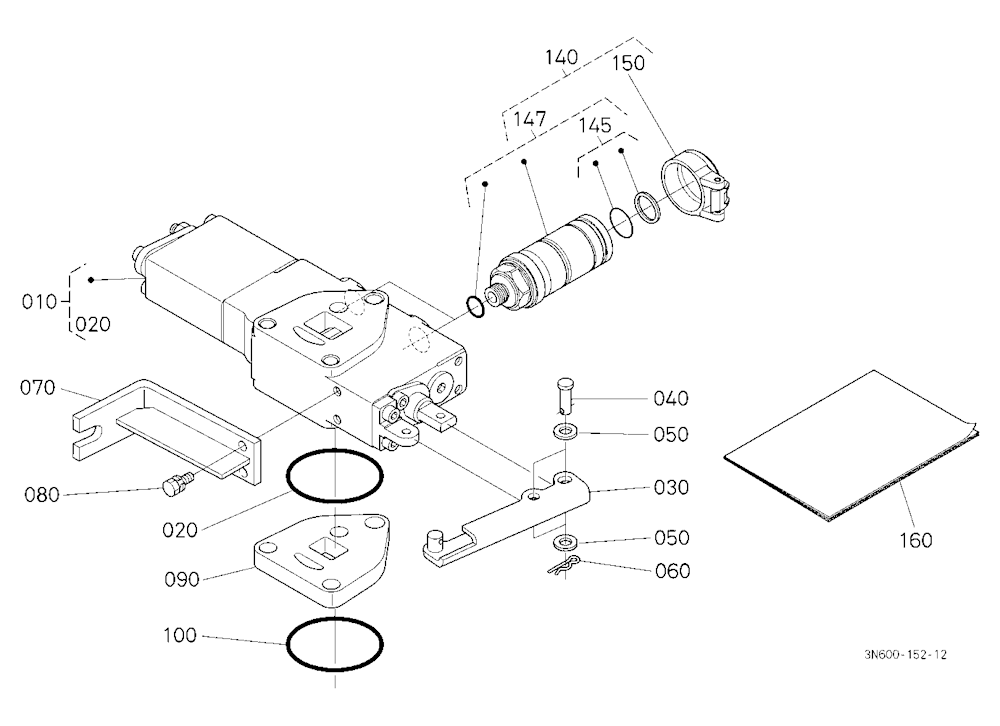 Auxiliary Control Valve Kit (Scd) (W/G No.M9517A)