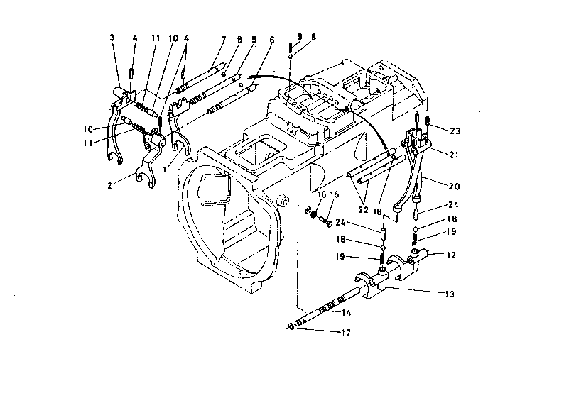 Main Shift Fork And Pto Shift Fork