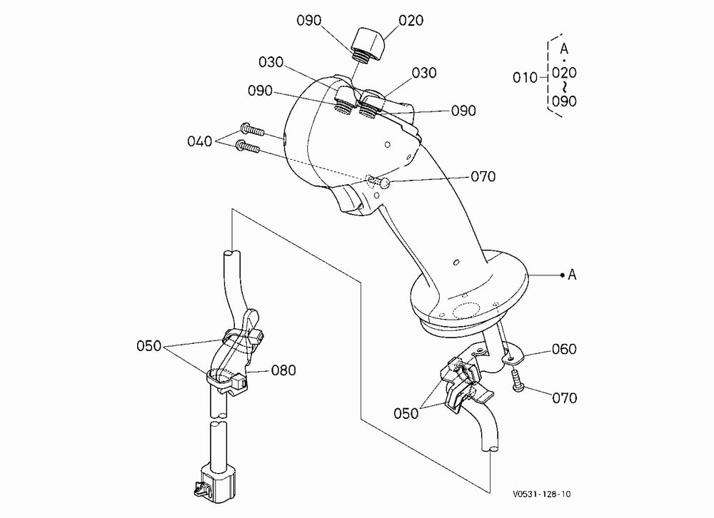 MULTI GRIP KIT (LEFT) [COMPONENT PARTS] (W/G No.S6