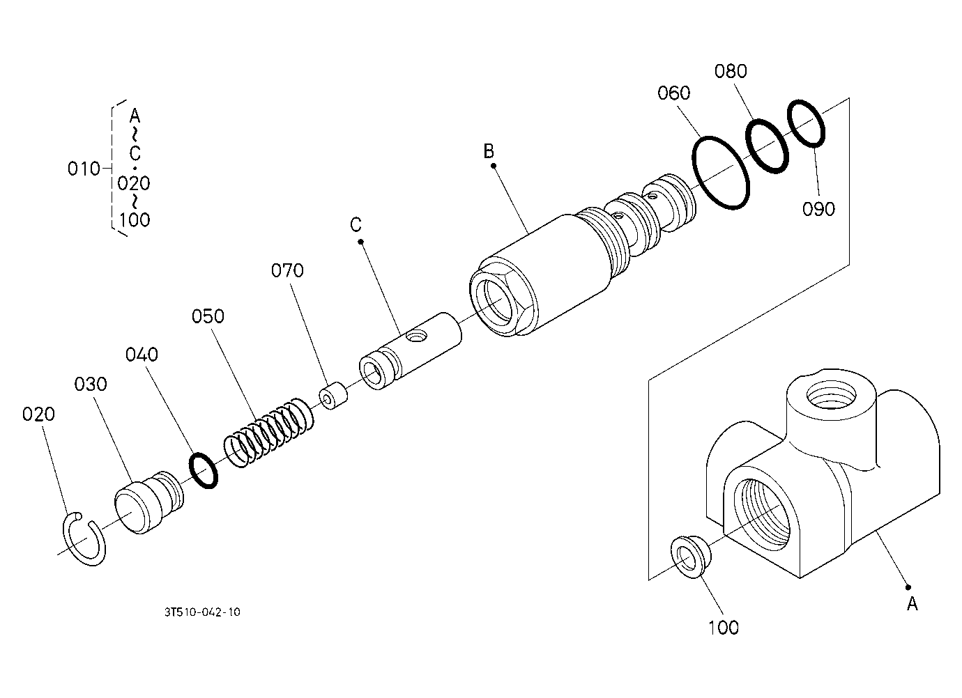 Branch Flow Valve [Component Parts] [Dtsc]
