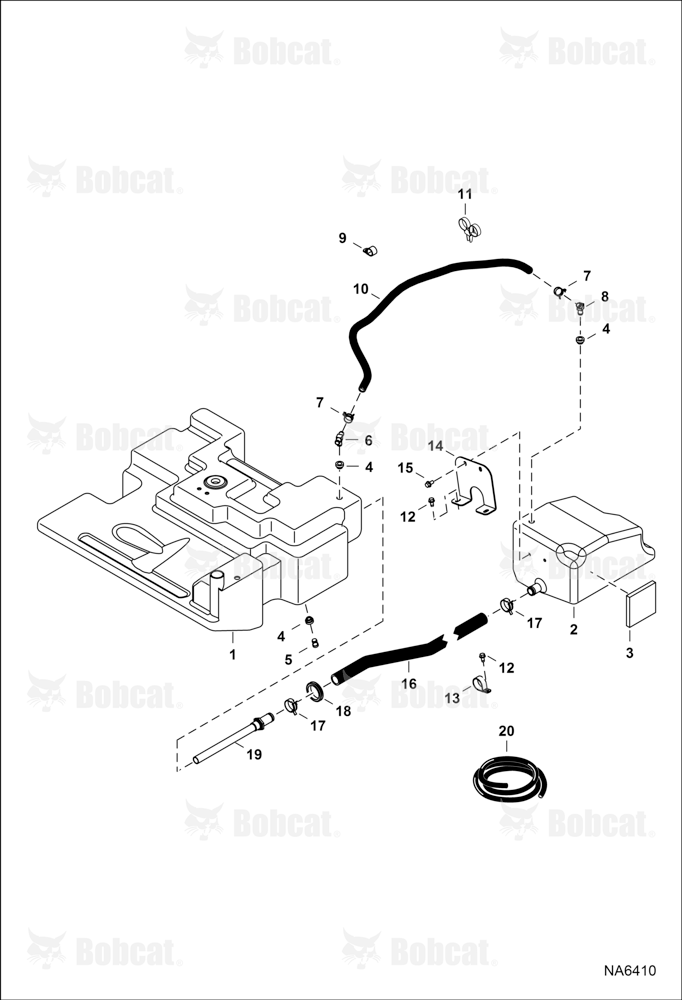 Engine & Attaching Parts (Fuel System) (Dual Tank)