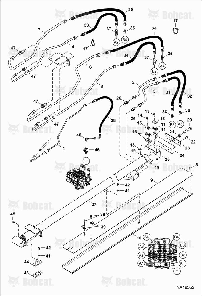 Hydraulic Circuitry (Outer Boom)