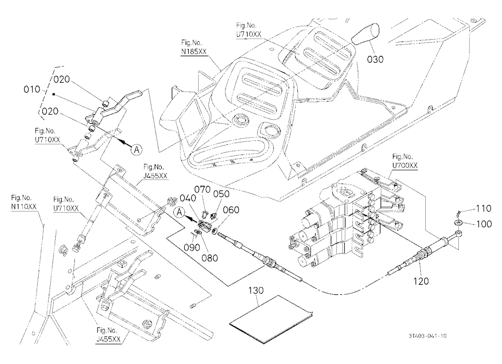 Auxiliary Control Valve Lever Kit (4Th) [Option]