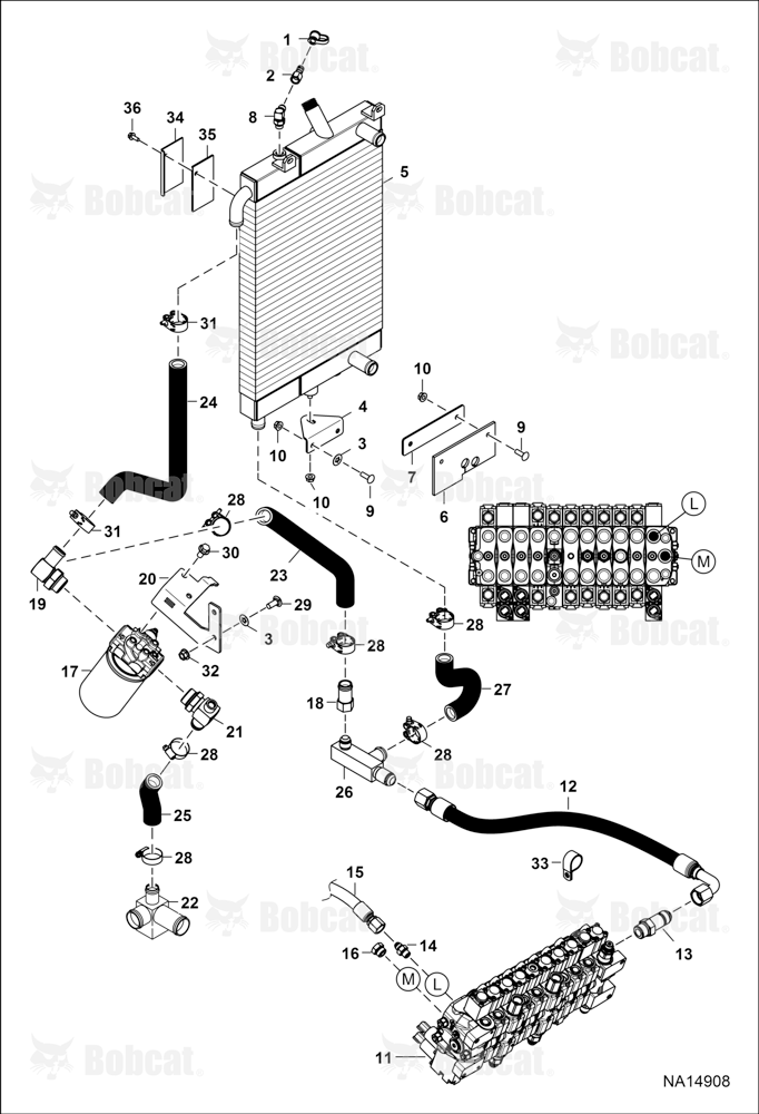Hydraulic Circuitry (Cooler)(Filter)