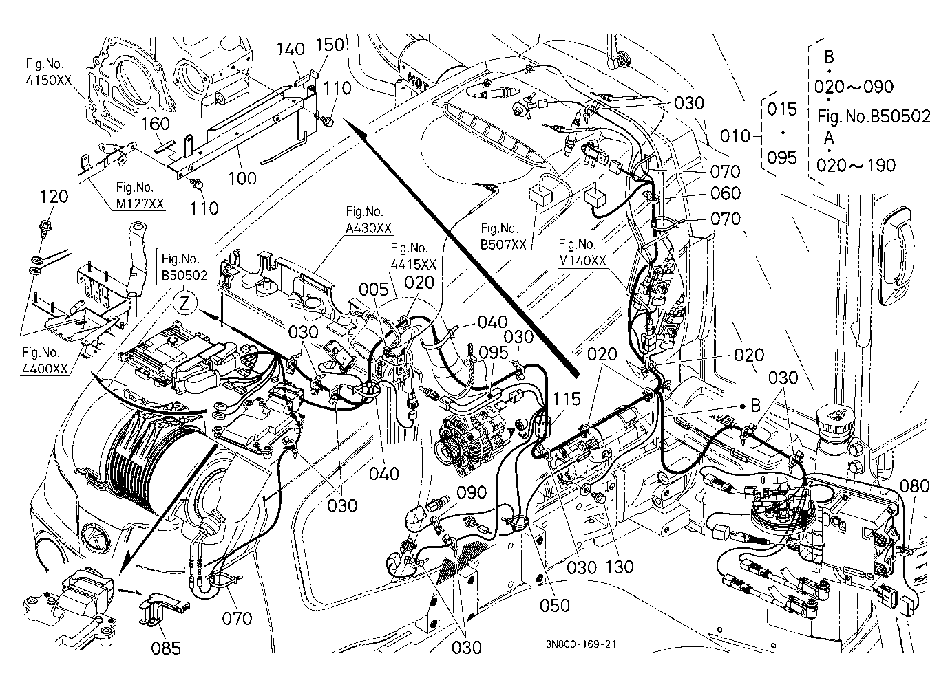 Electrical Wiring (Engine Lh)
