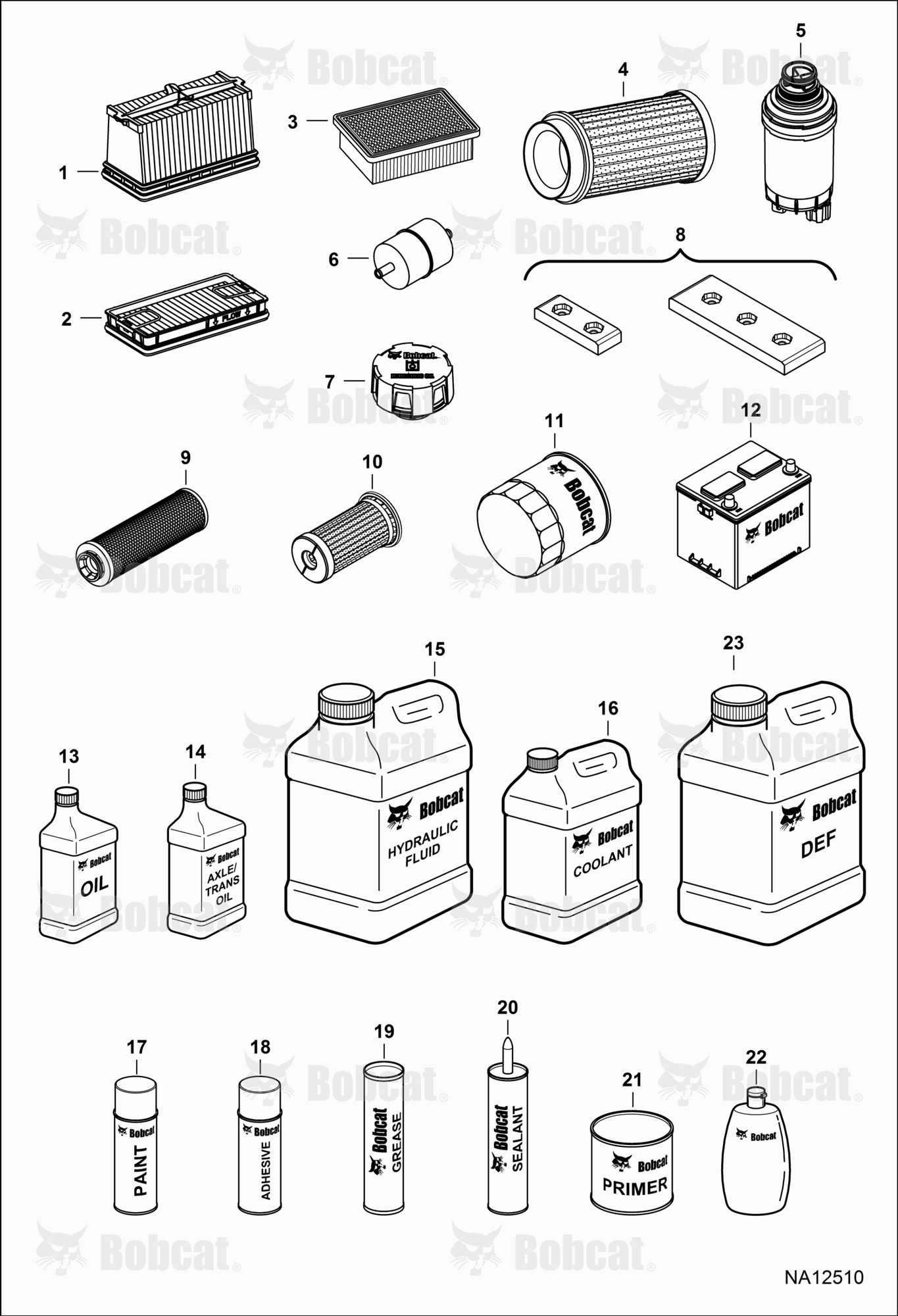 Maintenance Items (Service Parts)
