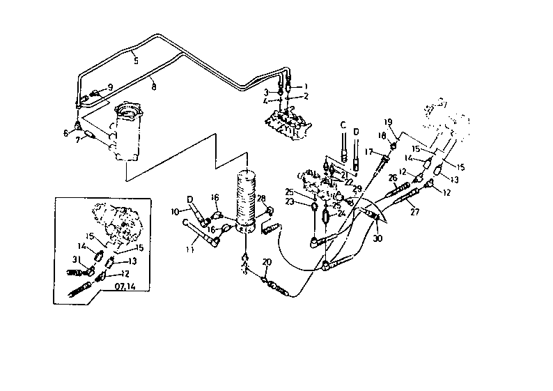 Oil Piping (Travel Lh)