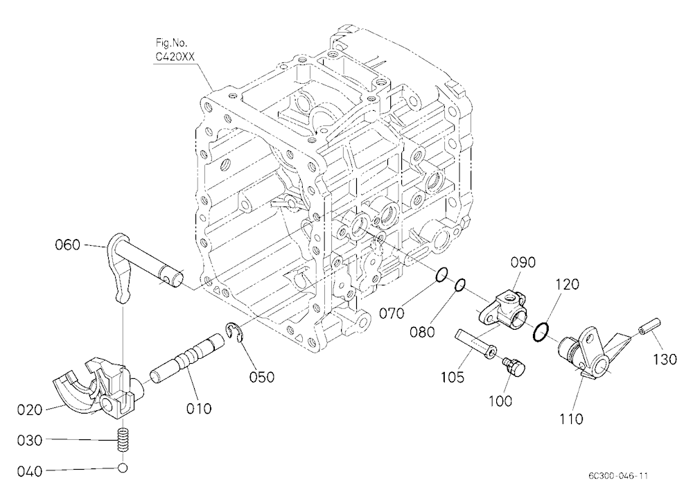 Pto Gear Shift Fork