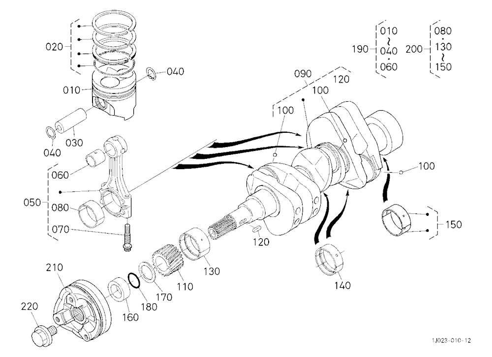 Piston And Crankshaft